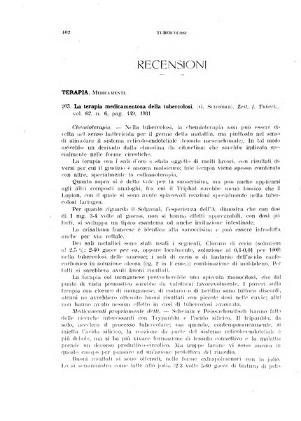 Tubercolosi giornale di studi e di lotta antitubercolare