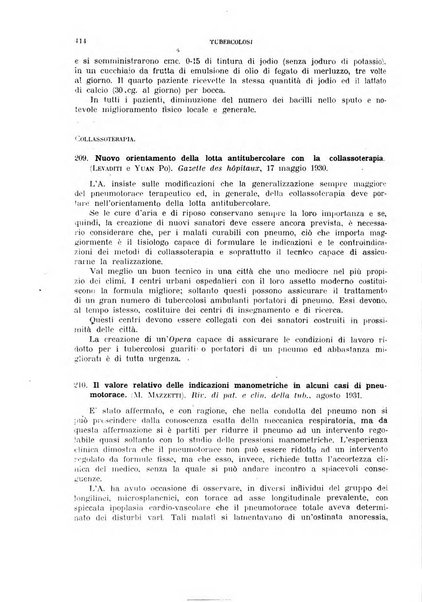 Tubercolosi giornale di studi e di lotta antitubercolare