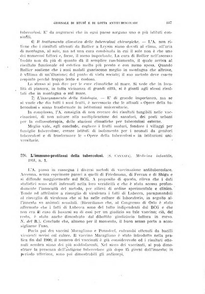 Tubercolosi giornale di studi e di lotta antitubercolare