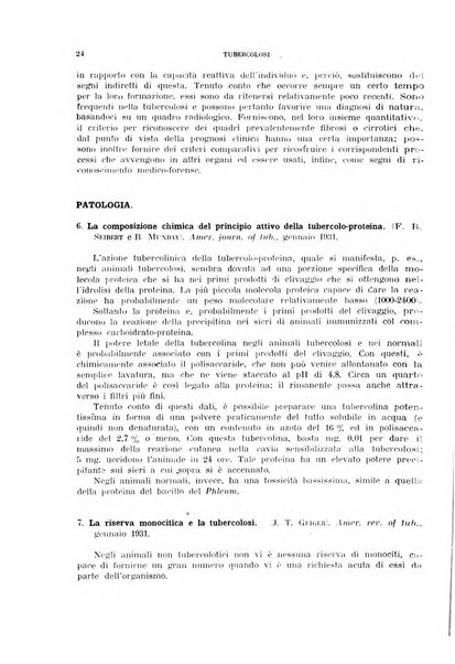 Tubercolosi giornale di studi e di lotta antitubercolare