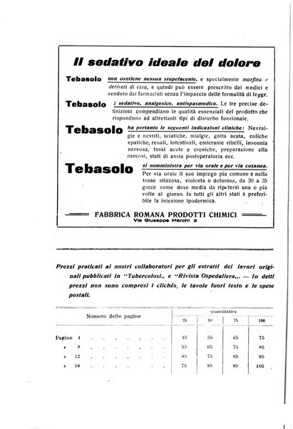 Tubercolosi giornale di studi e di lotta antitubercolare