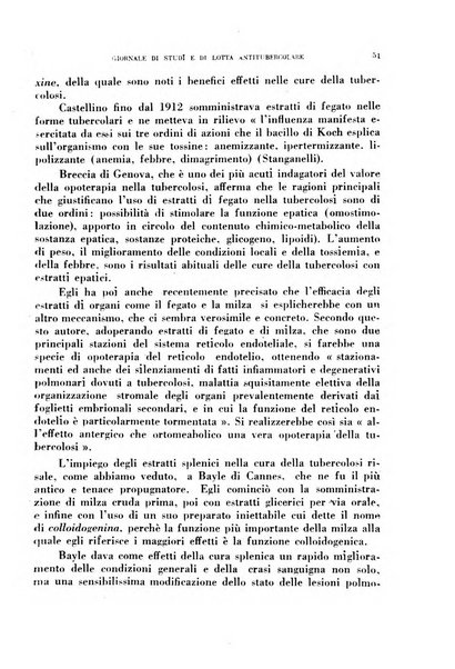 Tubercolosi giornale di studi e di lotta antitubercolare