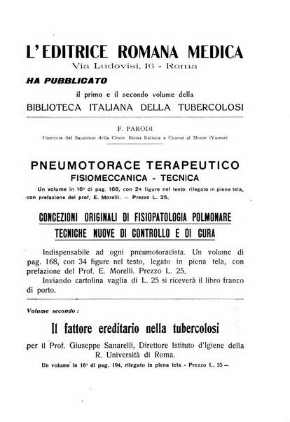 Tubercolosi giornale di studi e di lotta antitubercolare