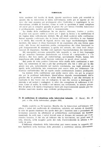 Tubercolosi giornale di studi e di lotta antitubercolare