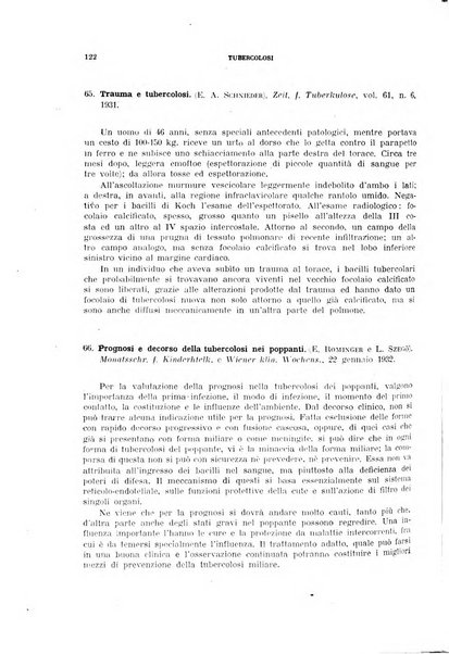 Tubercolosi giornale di studi e di lotta antitubercolare