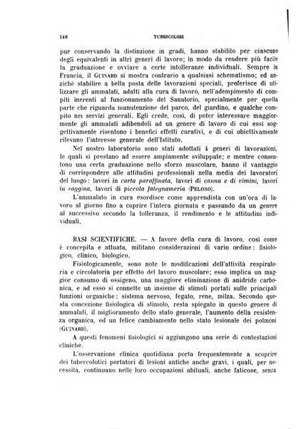 Tubercolosi giornale di studi e di lotta antitubercolare