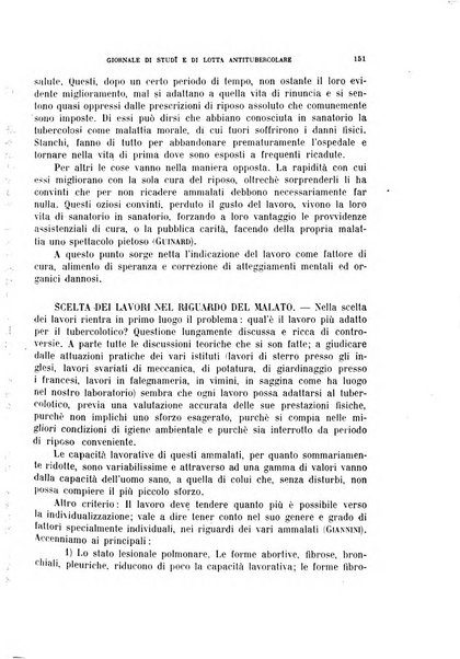 Tubercolosi giornale di studi e di lotta antitubercolare