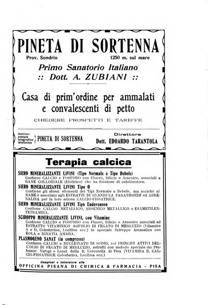 Tubercolosi giornale di studi e di lotta antitubercolare