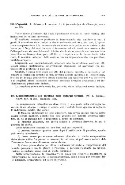 Tubercolosi giornale di studi e di lotta antitubercolare