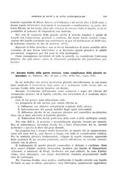 Tubercolosi giornale di studi e di lotta antitubercolare