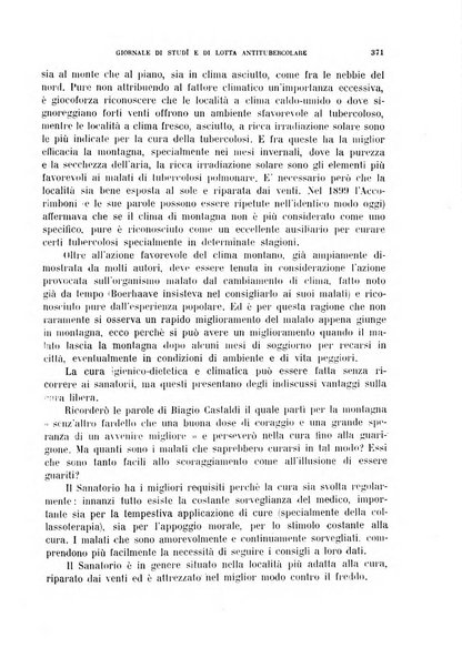 Tubercolosi giornale di studi e di lotta antitubercolare