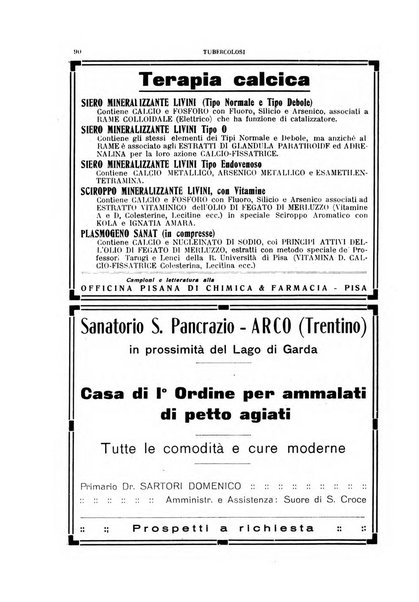 Tubercolosi giornale di studi e di lotta antitubercolare