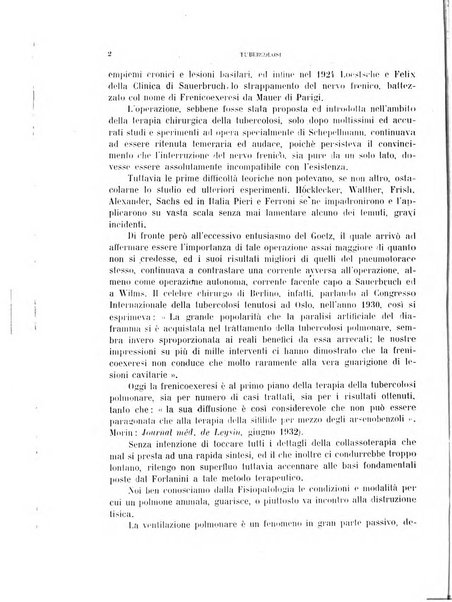 Tubercolosi giornale di studi e di lotta antitubercolare