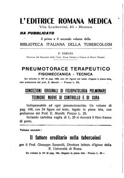 Tubercolosi giornale di studi e di lotta antitubercolare