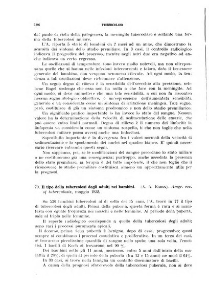 Tubercolosi giornale di studi e di lotta antitubercolare