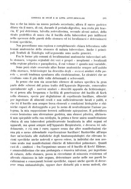 Tubercolosi giornale di studi e di lotta antitubercolare