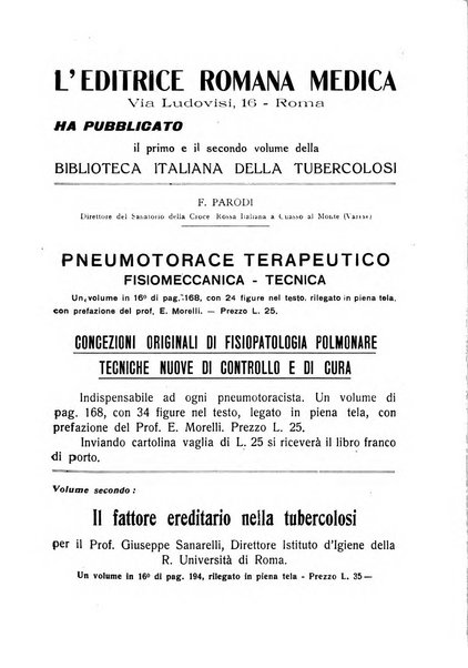 Tubercolosi giornale di studi e di lotta antitubercolare