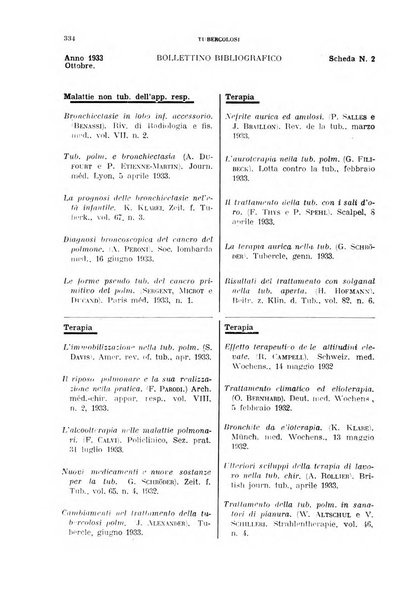 Tubercolosi giornale di studi e di lotta antitubercolare