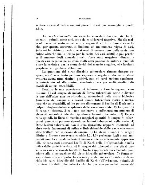 Tubercolosi giornale di studi e di lotta antitubercolare