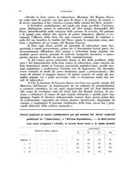 Tubercolosi giornale di studi e di lotta antitubercolare