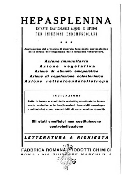 Tubercolosi giornale di studi e di lotta antitubercolare