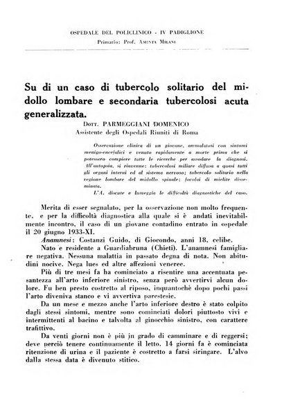 Tubercolosi giornale di studi e di lotta antitubercolare