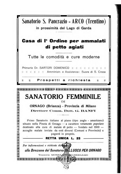 Tubercolosi giornale di studi e di lotta antitubercolare