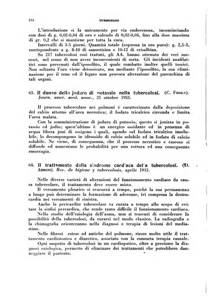 Tubercolosi giornale di studi e di lotta antitubercolare