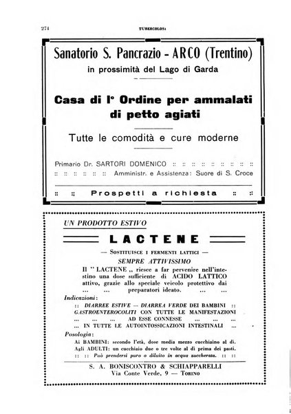 Tubercolosi giornale di studi e di lotta antitubercolare