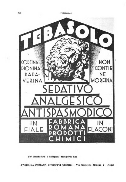 Tubercolosi giornale di studi e di lotta antitubercolare