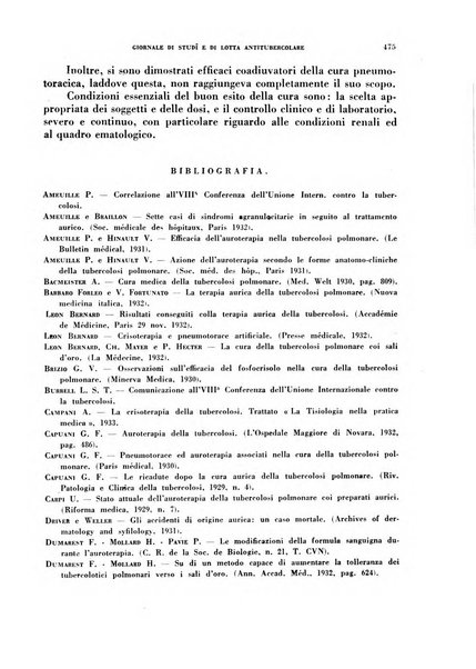 Tubercolosi giornale di studi e di lotta antitubercolare