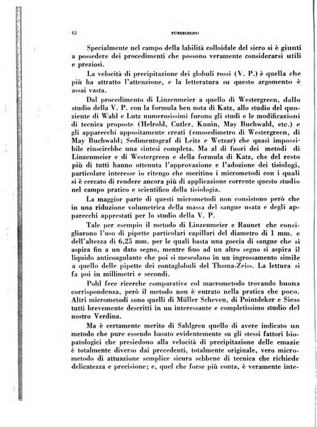 Tubercolosi giornale di studi e di lotta antitubercolare