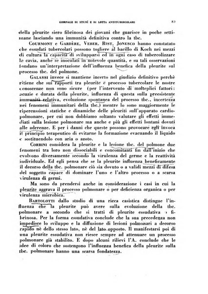 Tubercolosi giornale di studi e di lotta antitubercolare