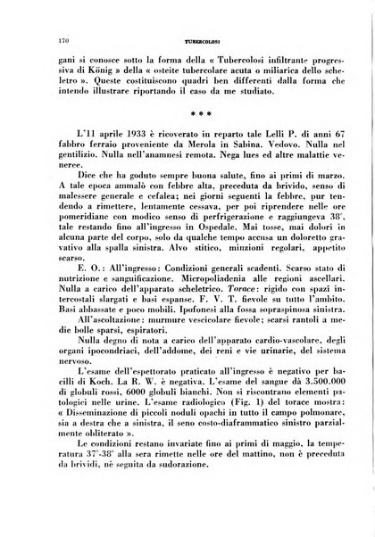 Tubercolosi giornale di studi e di lotta antitubercolare