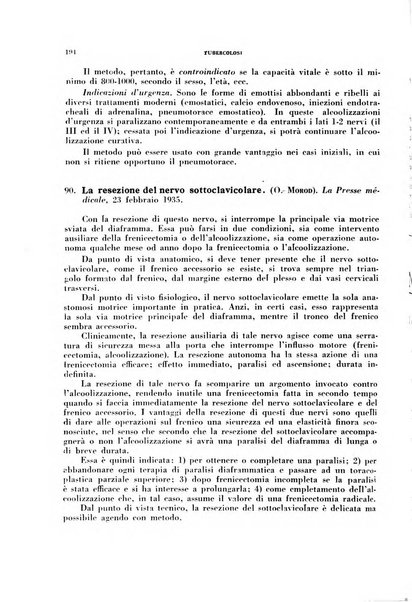 Tubercolosi giornale di studi e di lotta antitubercolare