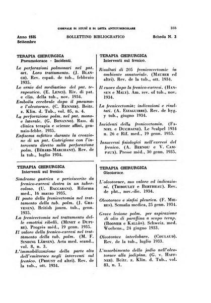 Tubercolosi giornale di studi e di lotta antitubercolare