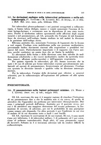 Tubercolosi giornale di studi e di lotta antitubercolare