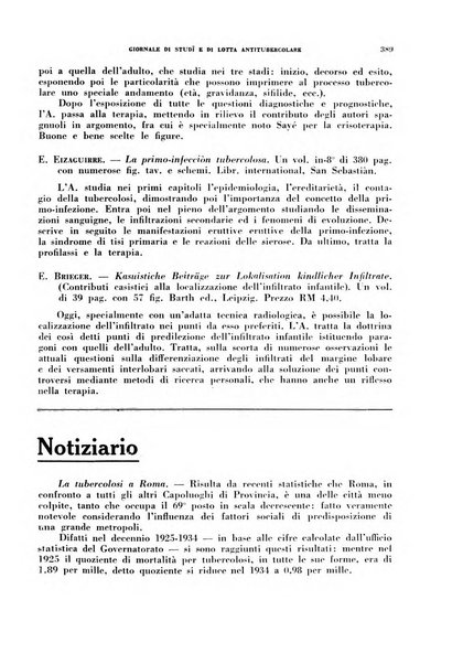 Tubercolosi giornale di studi e di lotta antitubercolare