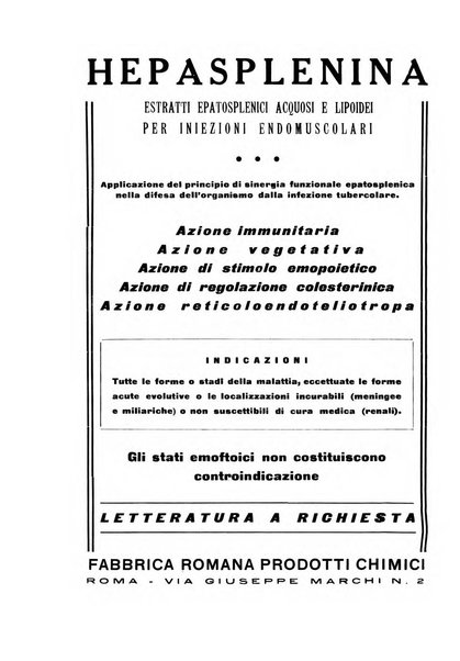 Tubercolosi giornale di studi e di lotta antitubercolare