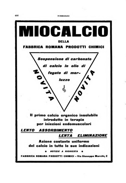 Tubercolosi giornale di studi e di lotta antitubercolare