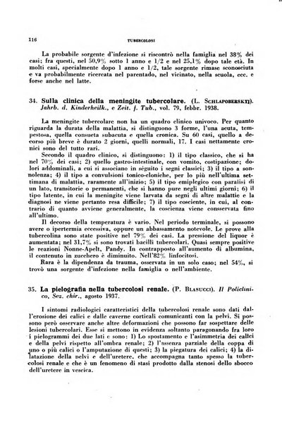 Tubercolosi giornale di studi e di lotta antitubercolare