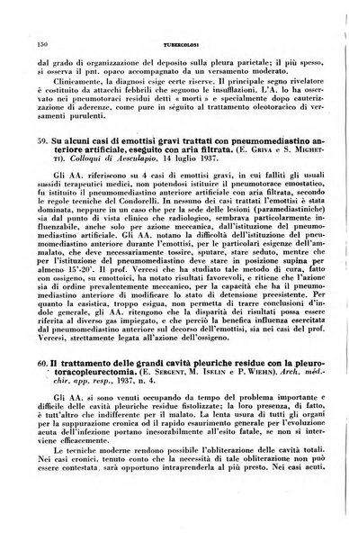 Tubercolosi giornale di studi e di lotta antitubercolare