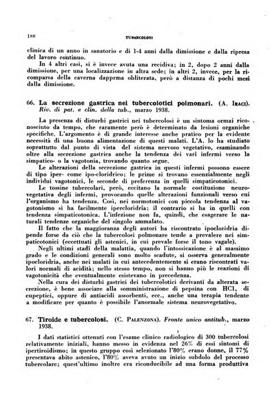 Tubercolosi giornale di studi e di lotta antitubercolare