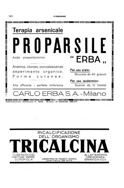 Tubercolosi giornale di studi e di lotta antitubercolare