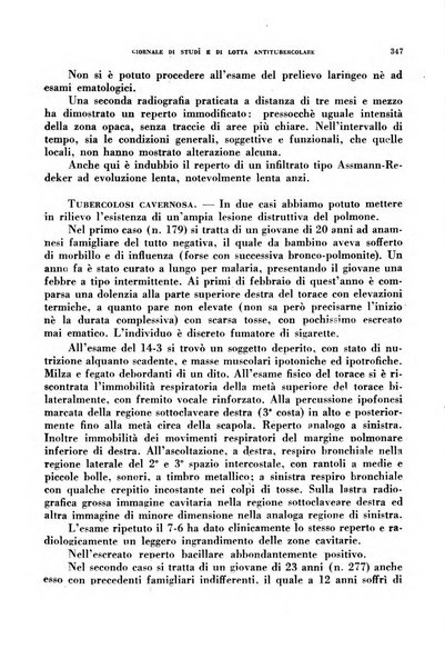 Tubercolosi giornale di studi e di lotta antitubercolare