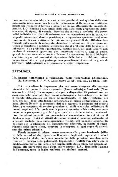 Tubercolosi giornale di studi e di lotta antitubercolare