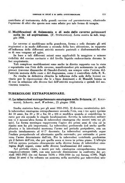 Tubercolosi giornale di studi e di lotta antitubercolare