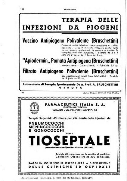 Tubercolosi giornale di studi e di lotta antitubercolare