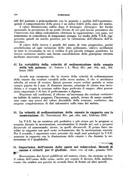 Tubercolosi giornale di studi e di lotta antitubercolare