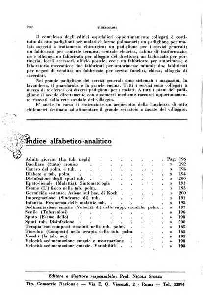 Tubercolosi giornale di studi e di lotta antitubercolare